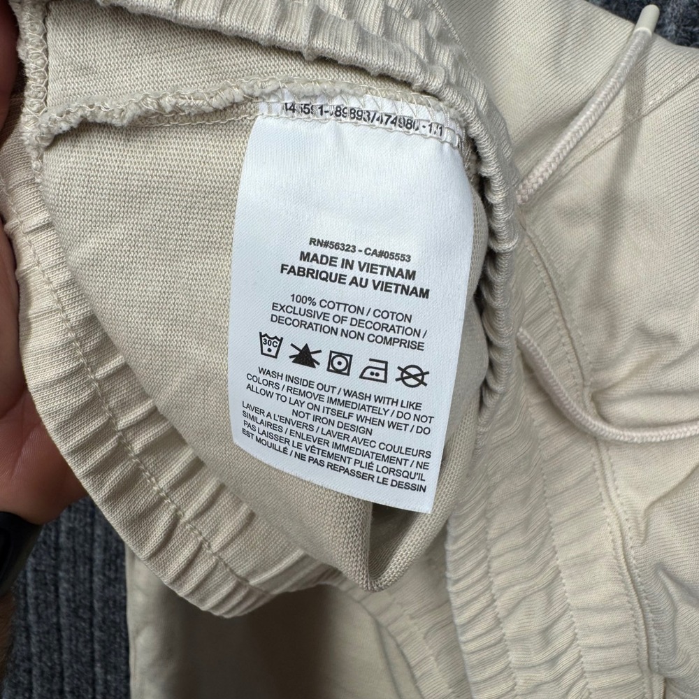 Nike Womens Medium Beige Sportswear Essential Fleece Jogger Pants (2409) - Picture 7 of 12